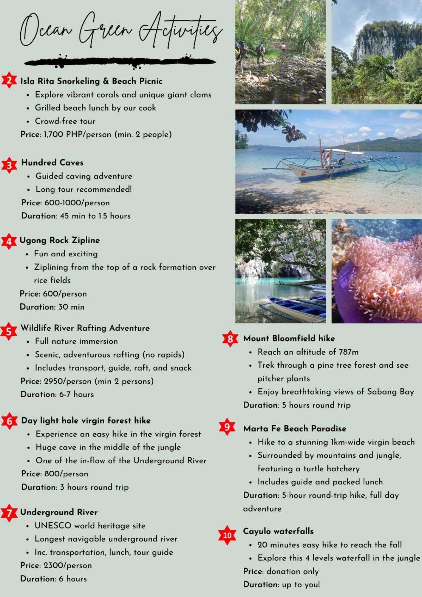 פורטו פרינססה Ocean Green Eco Lodge מראה חיצוני תמונה